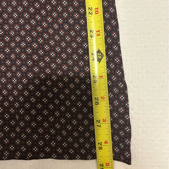 Theory Silk Patterned Pants - Picture 13 of 17